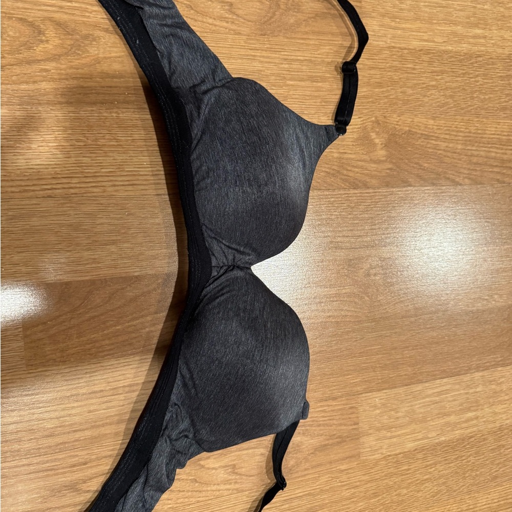Gray Padded Bra